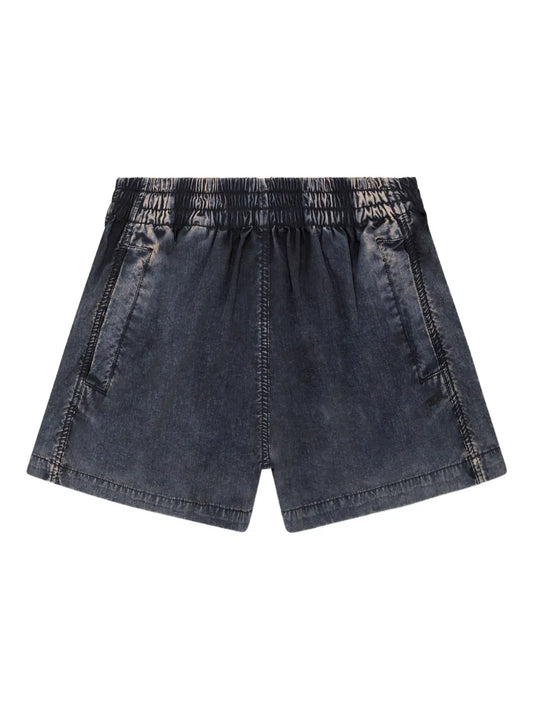 S-Ound Elasticated-Waistband Denim Shorts