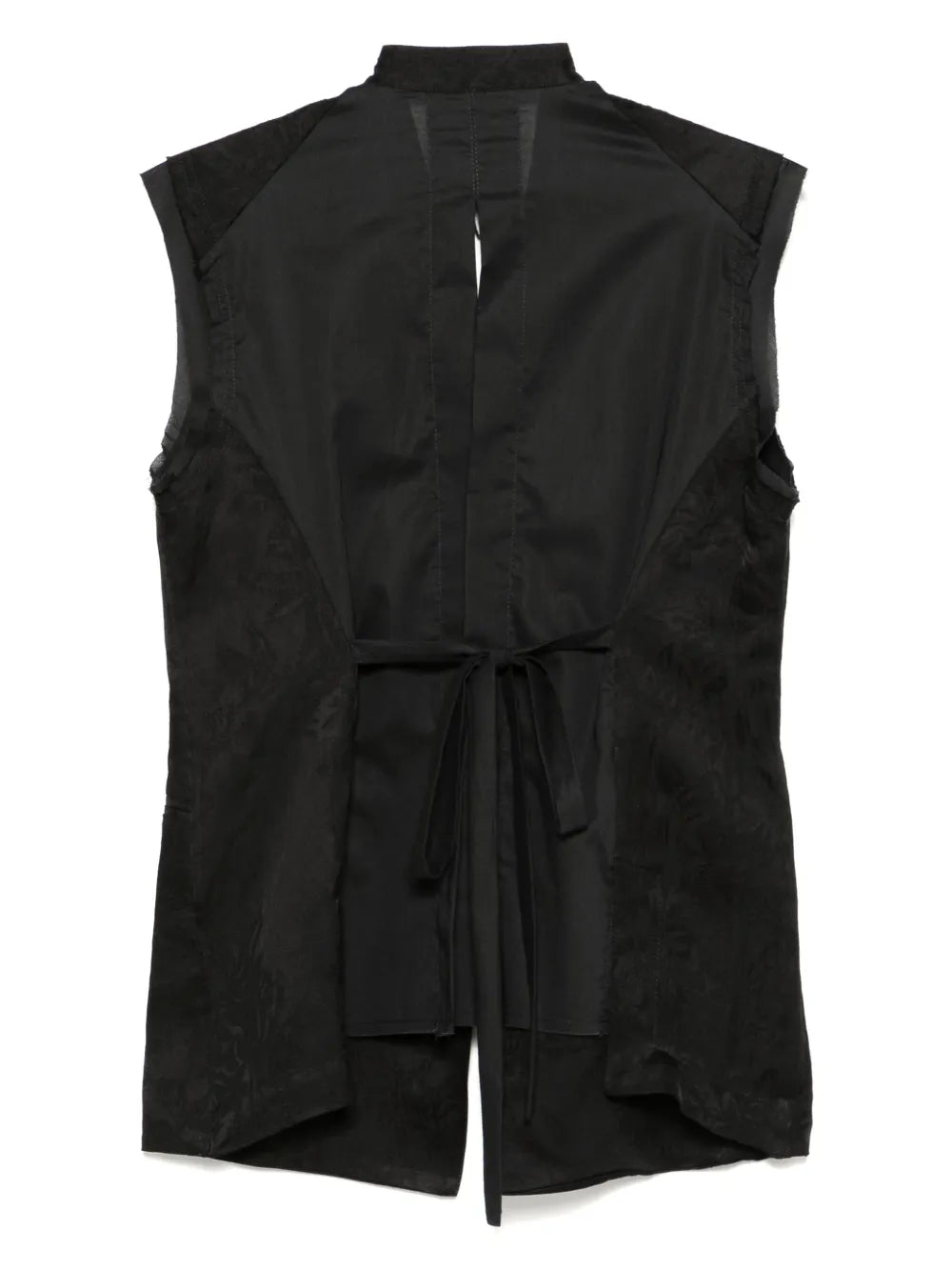 Floral-Jacquard Waistcoat