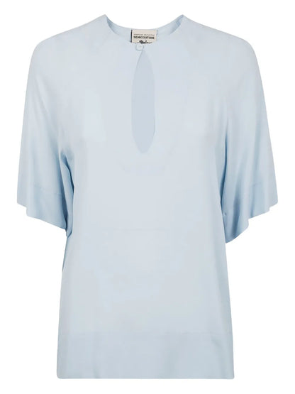 Cut-Out Blouse