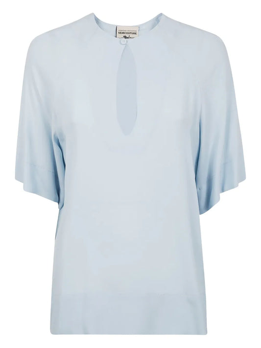 Cut-Out Blouse