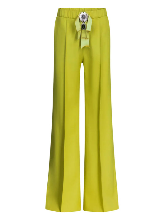 Crystal-Embellished Trousers