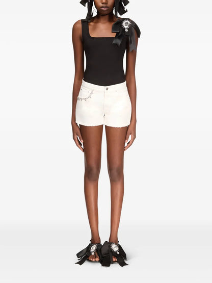 Crystal-Embellished Tank Top