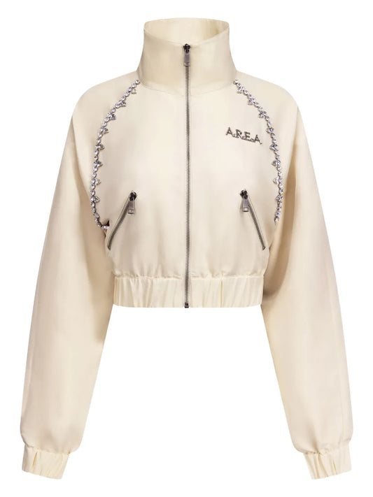 Crystal-Embellished Track Jacket