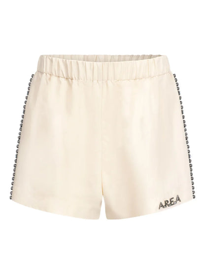 Crystal-Embellished Track Shorts
