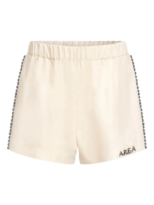 Crystal-Embellished Track Shorts
