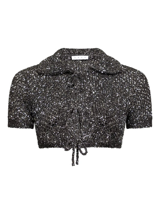 Sequin-Embellished Cardigan