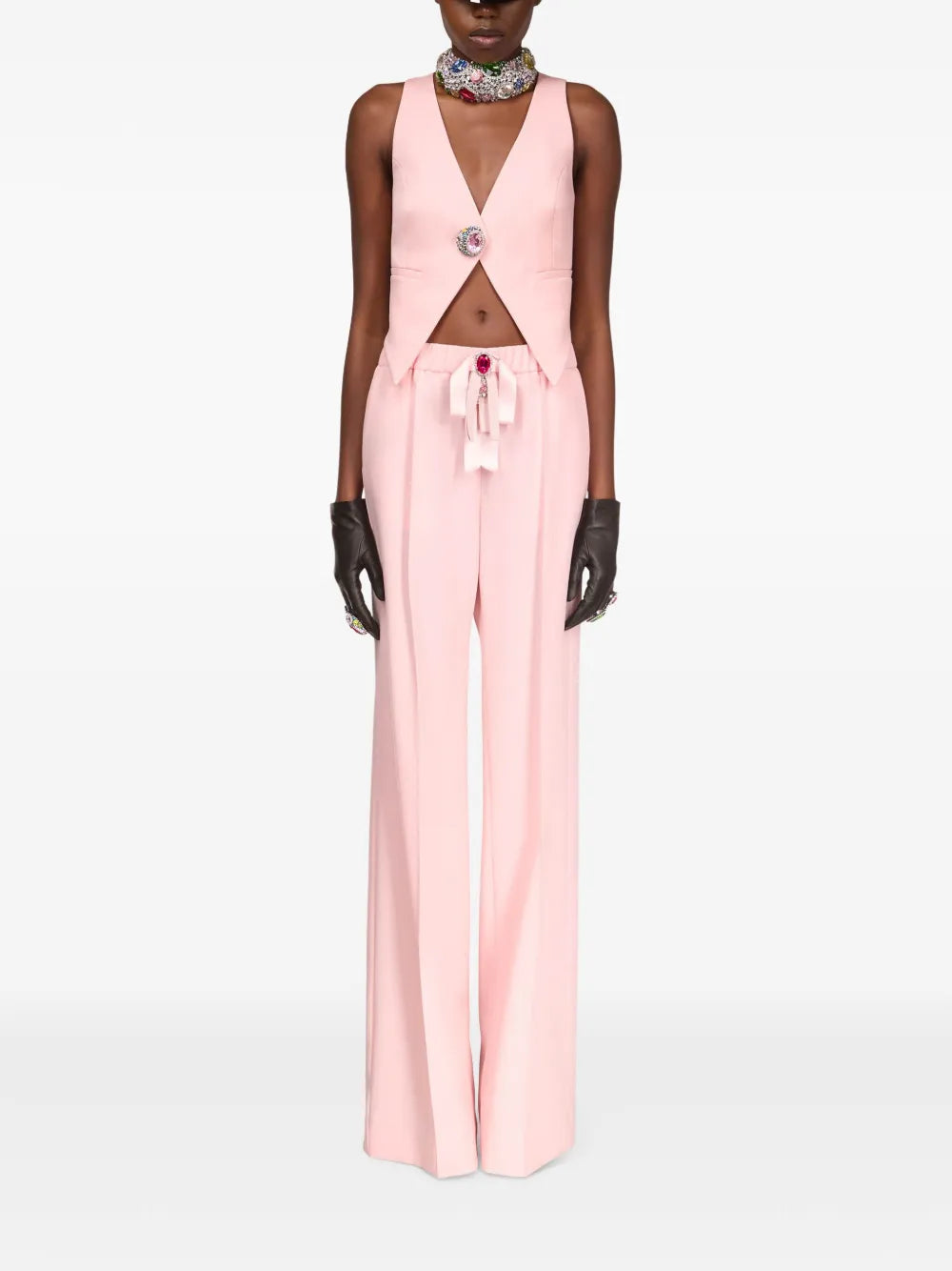 Crystal-Embellished Gilet