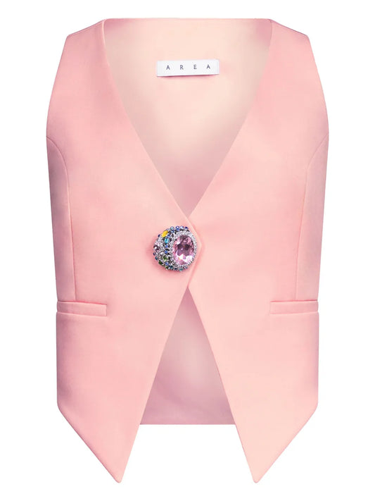 Crystal-Embellished Gilet