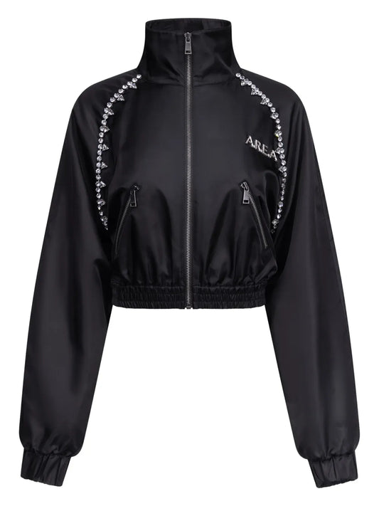 Crystal-Embellished Track Jacket