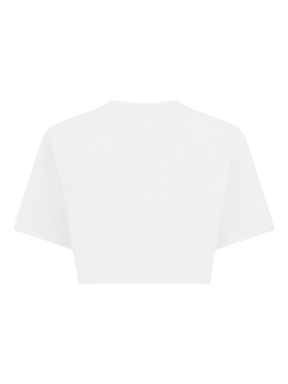 Crystal-Embellished Cropped T-Shirt