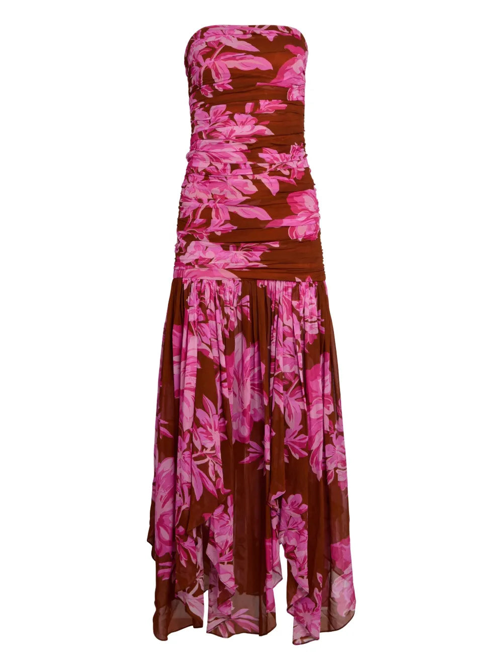 Teryn Floral-Ruffle Maxi Dress