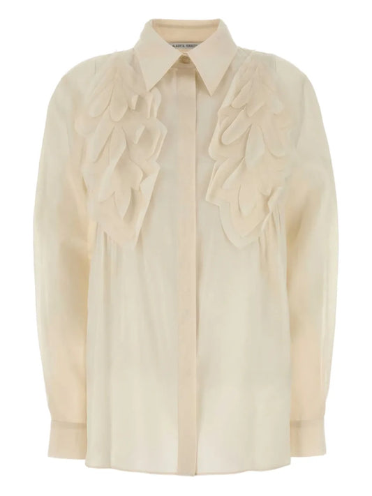Appliqué-Detail Cotton Shirt