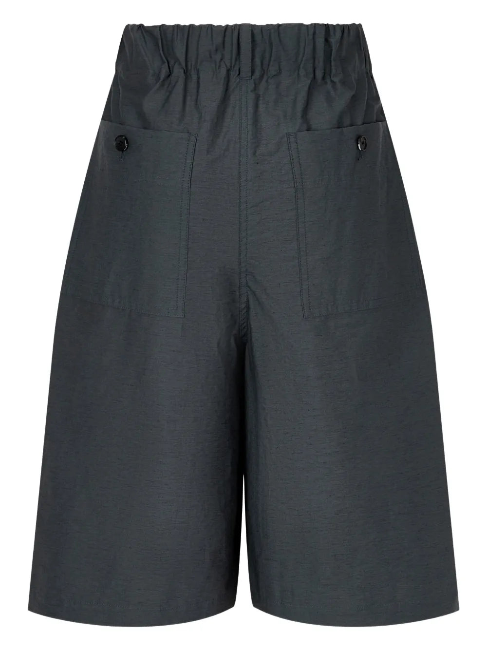 Pleated Wide-Leg Shorts