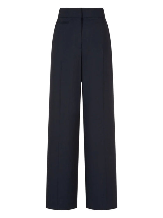 Wide-Leg Tailored Trousers