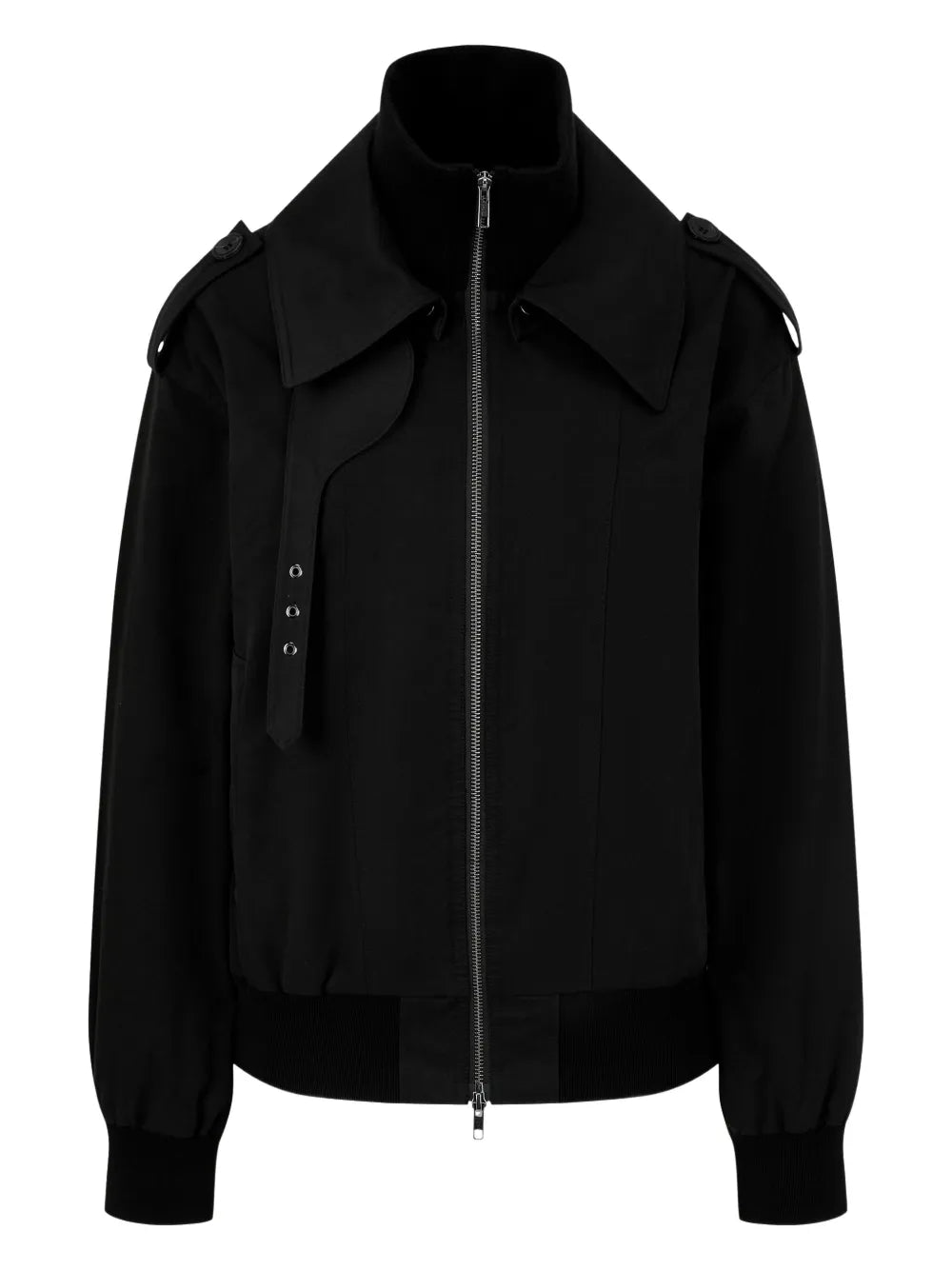 Zip-Front Bomber Jacket