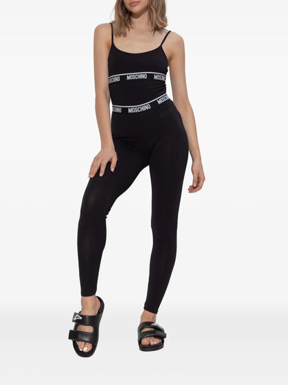 Logo-Waistband Leggings