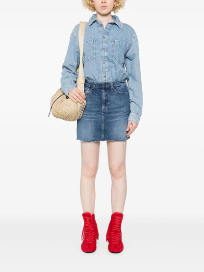Denim Mini Skirt