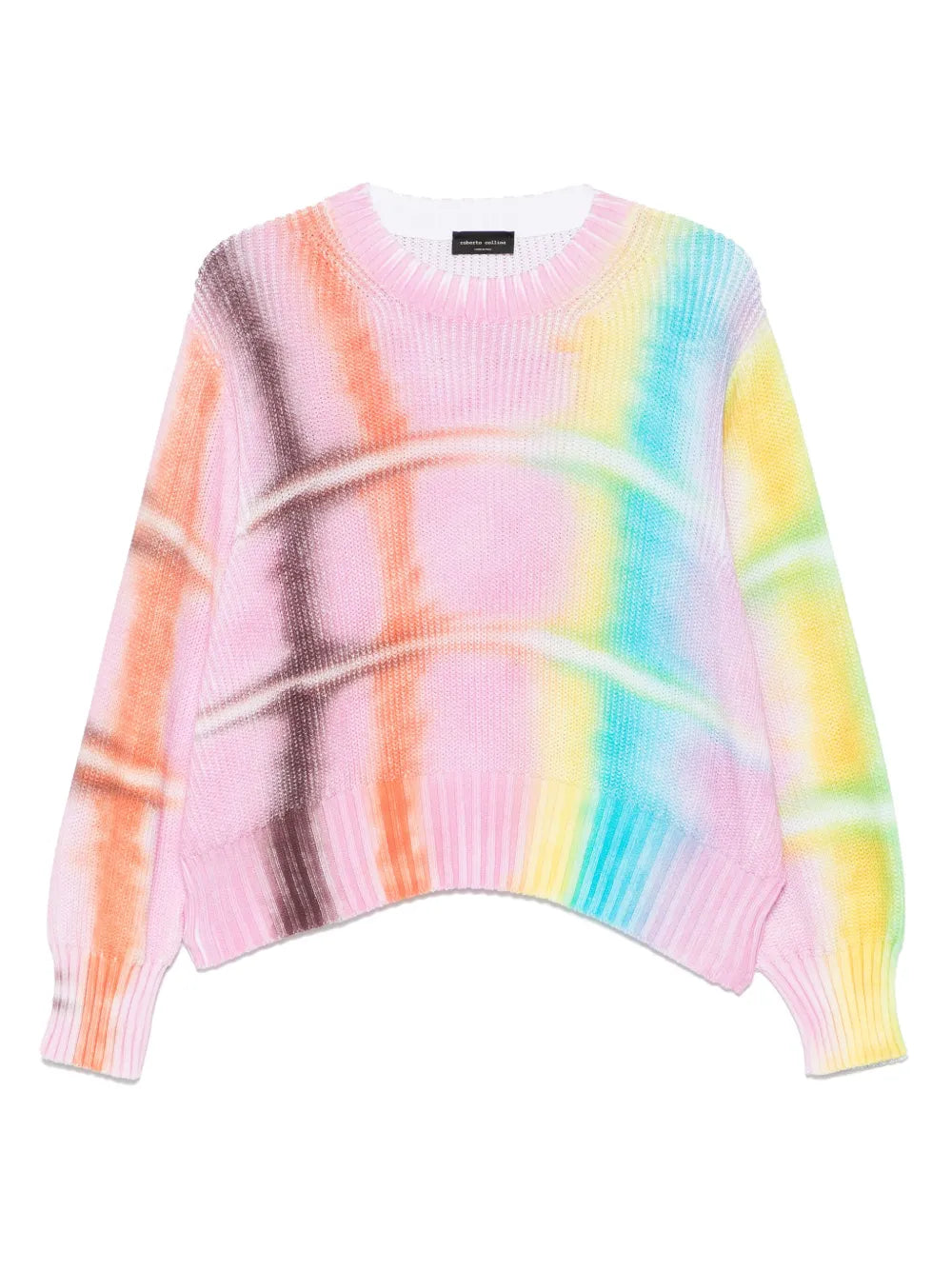 Check-Print Sweater
