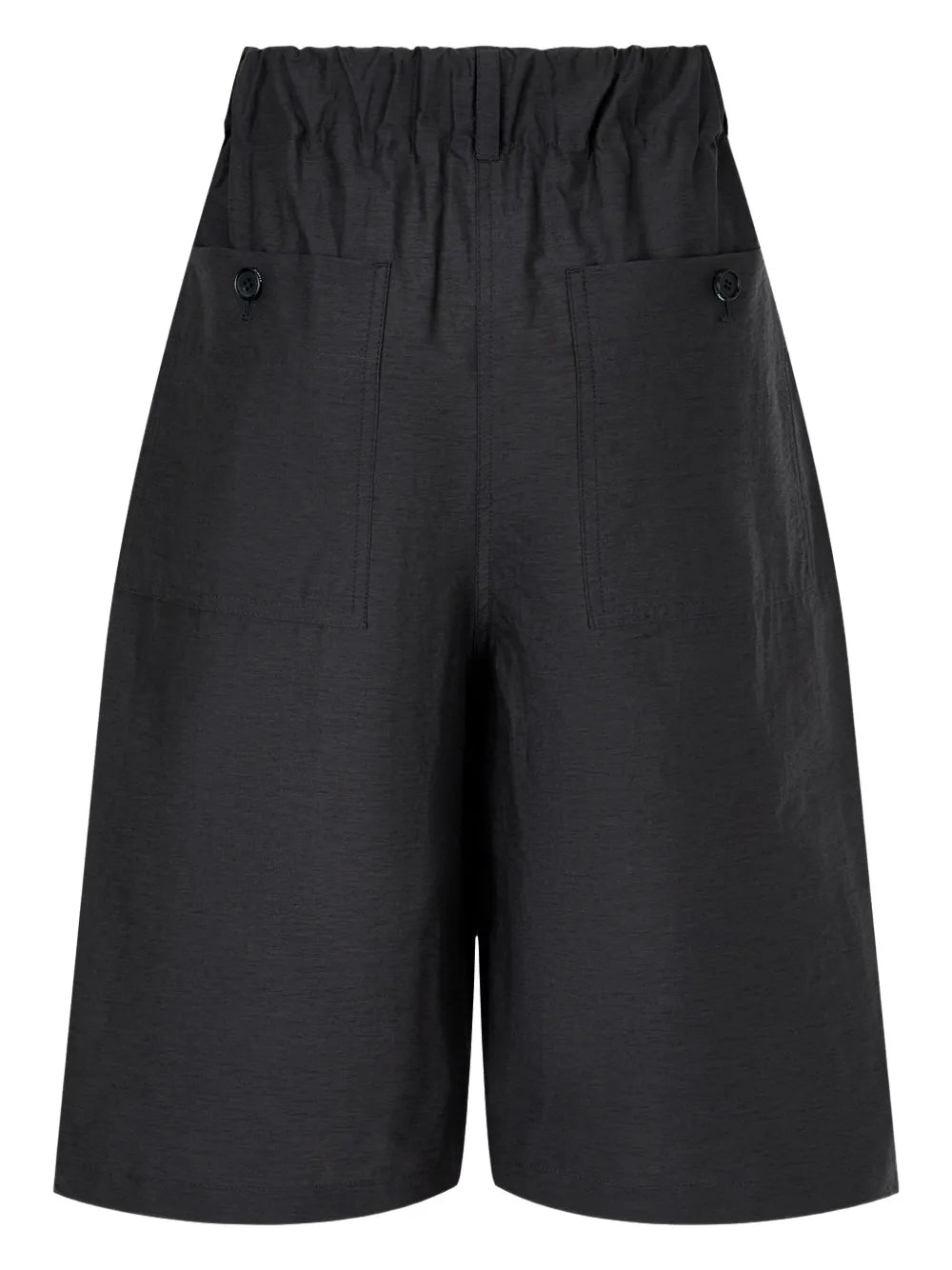 Pleated Wide-Leg Shorts