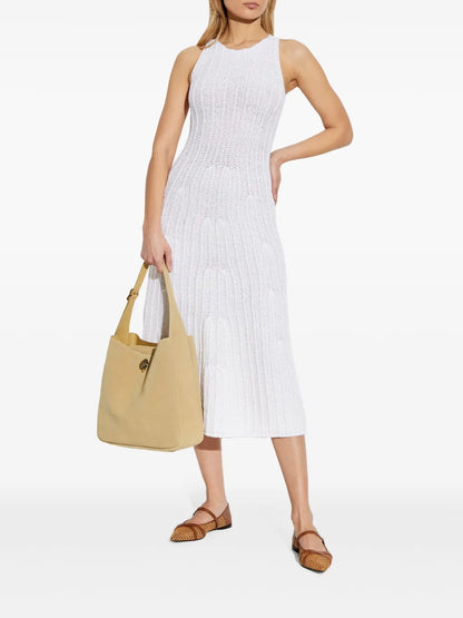 Uccio Ribbed-Knit Midi Dress