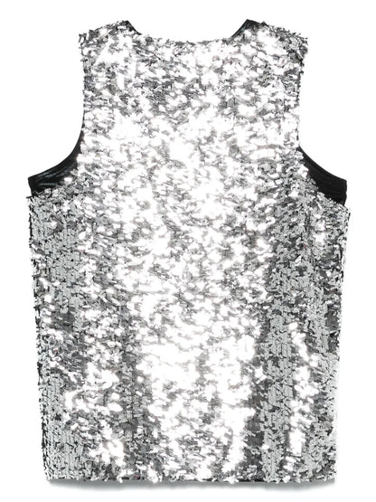 Sequin-Embellished Top