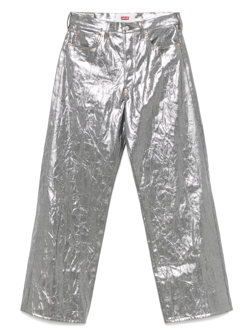 Foiled Print Jeans