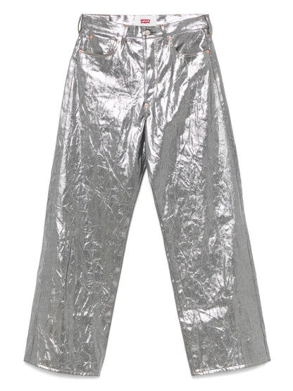 Foiled Print Jeans
