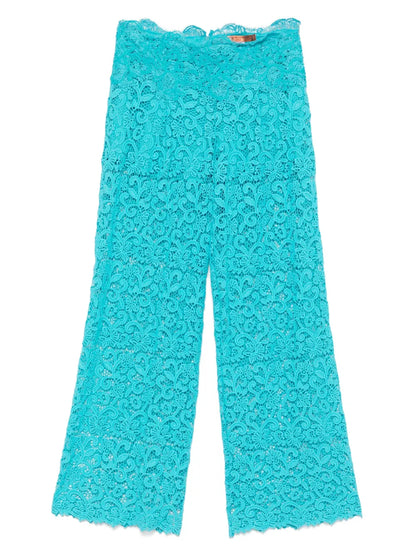 Floral-Lace Trousers