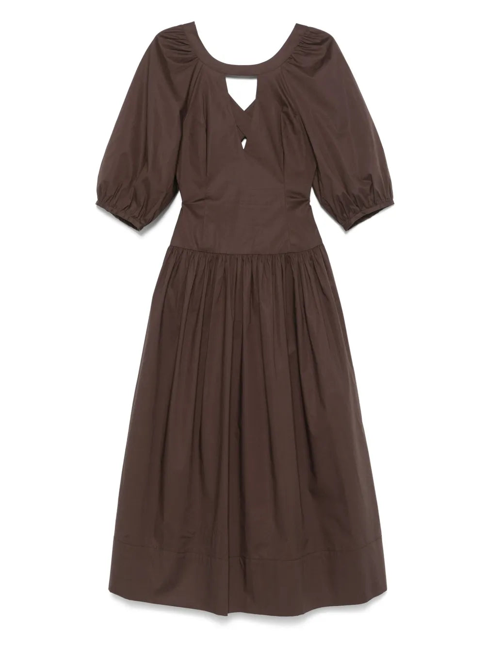 Poplin Midi Dress