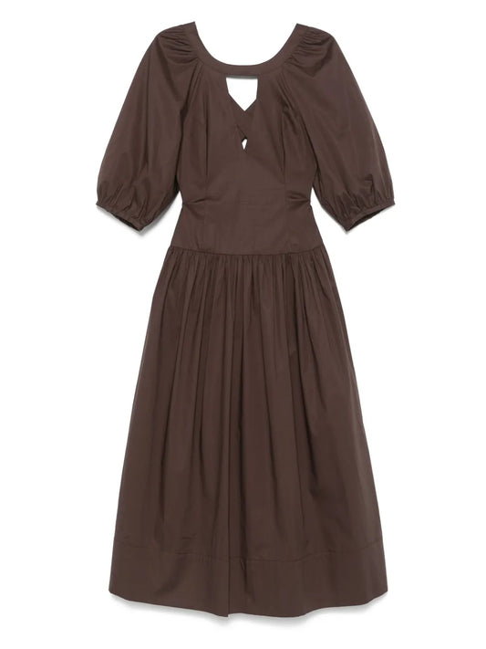 Poplin Midi Dress