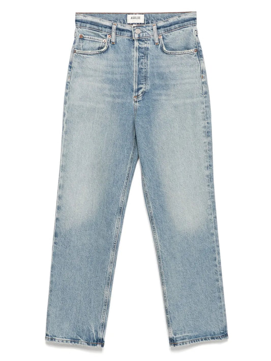 90'S Pinch Waist Crop Jeans
