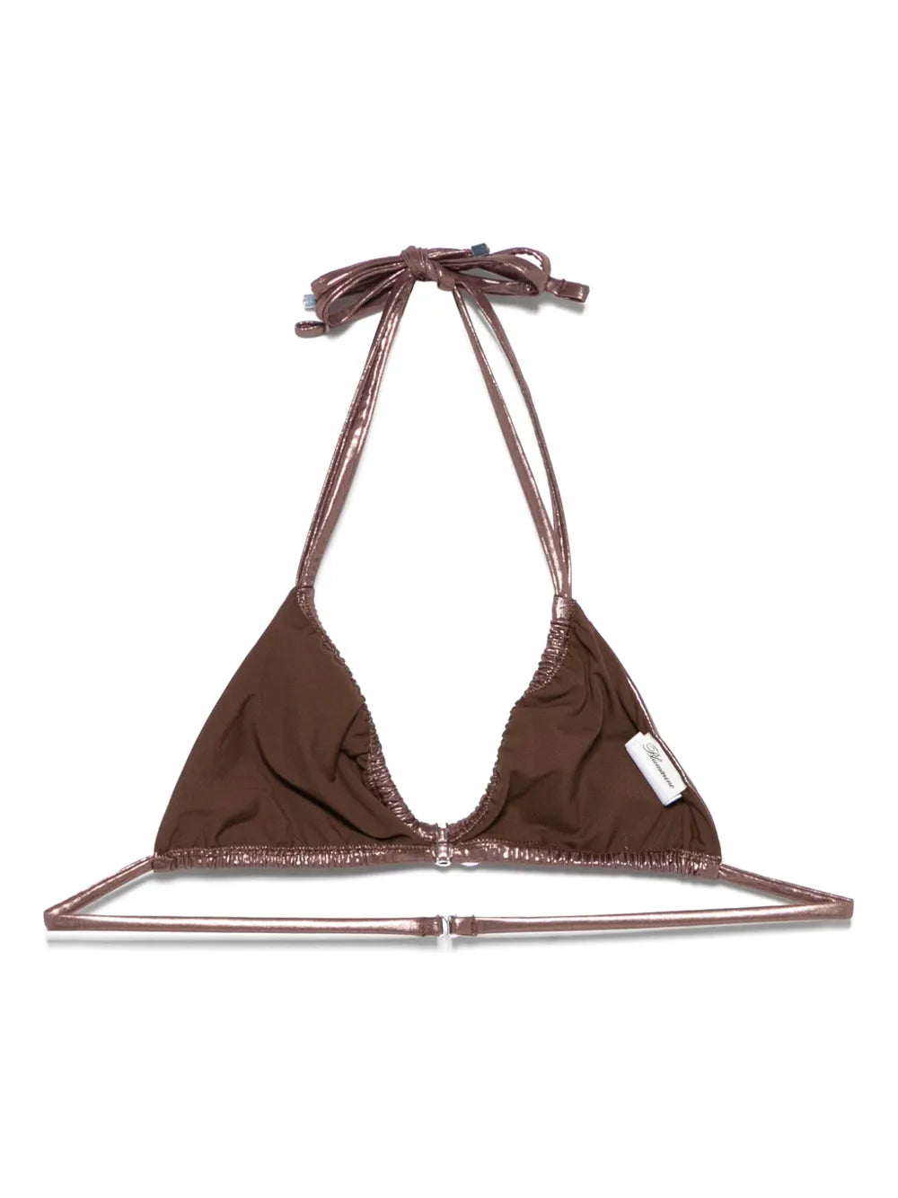 Rose Laminated Bikini Top