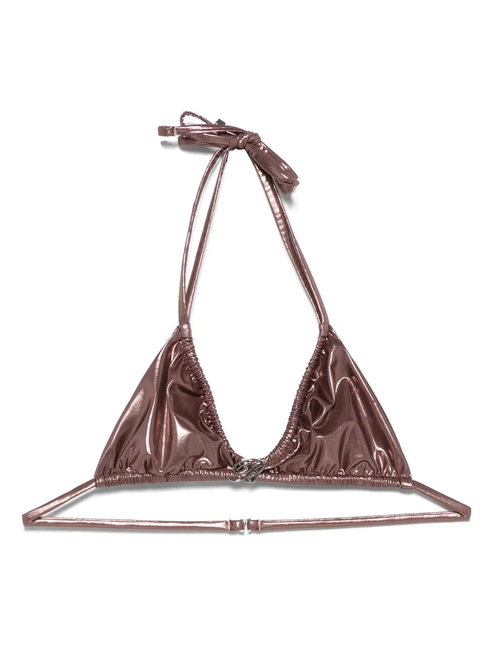 Rose Laminated Bikini Top