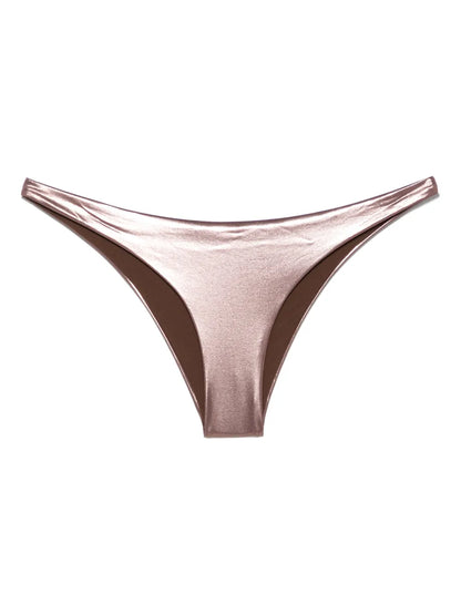 Laminated Jersey Bikini Bottom