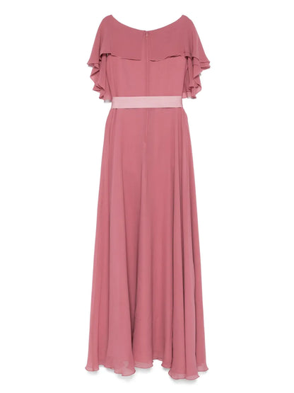 Ruffle-Detail Maxi Dress