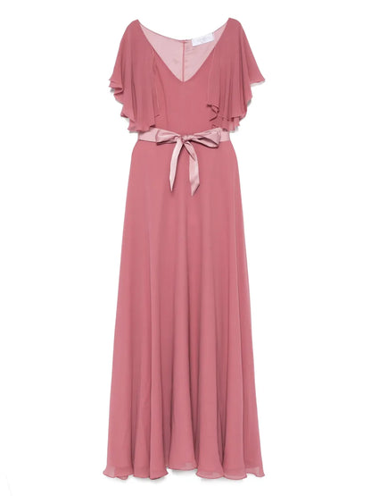 Ruffle-Detail Maxi Dress