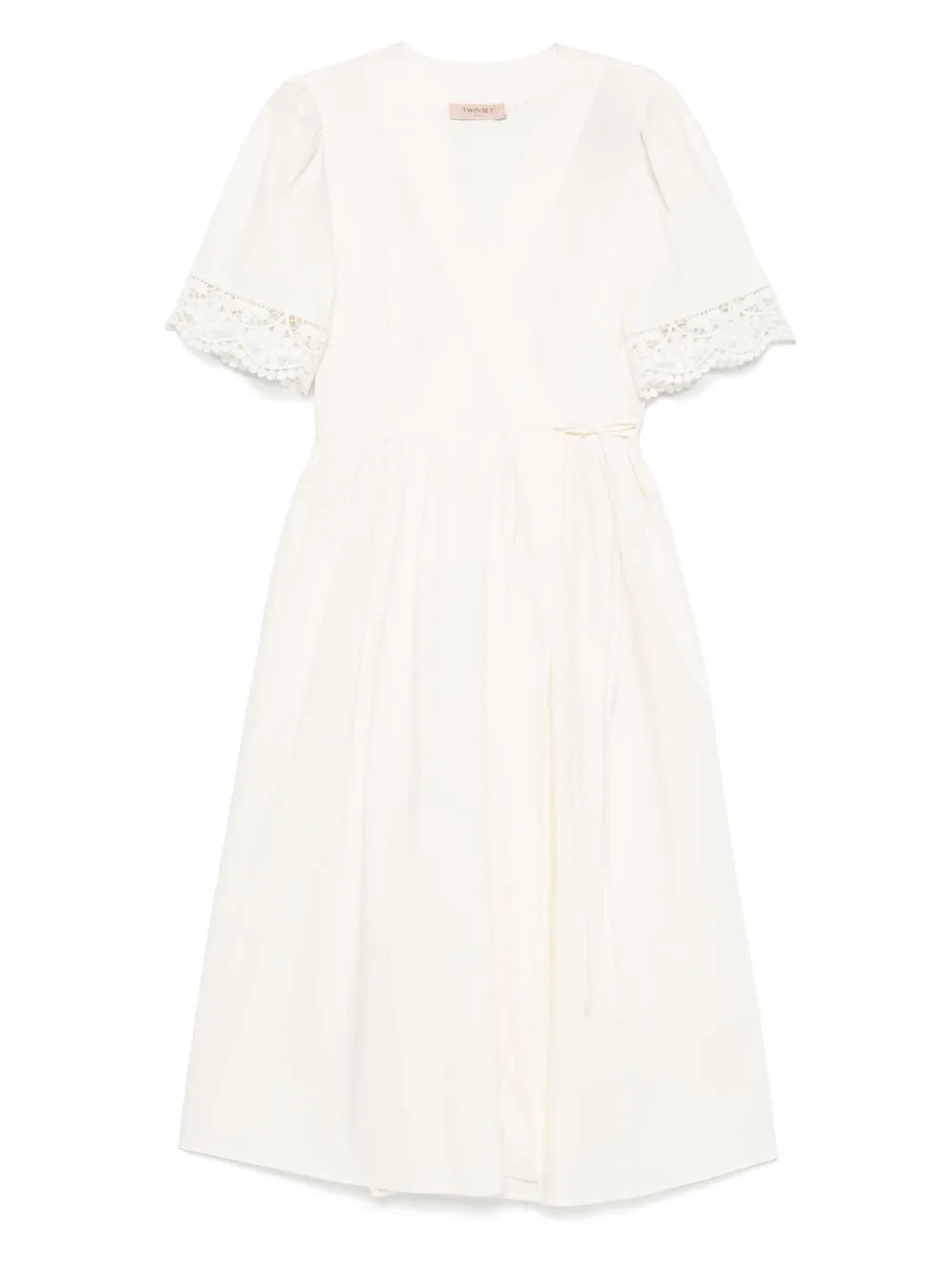 Wrap-Design Midi Dress