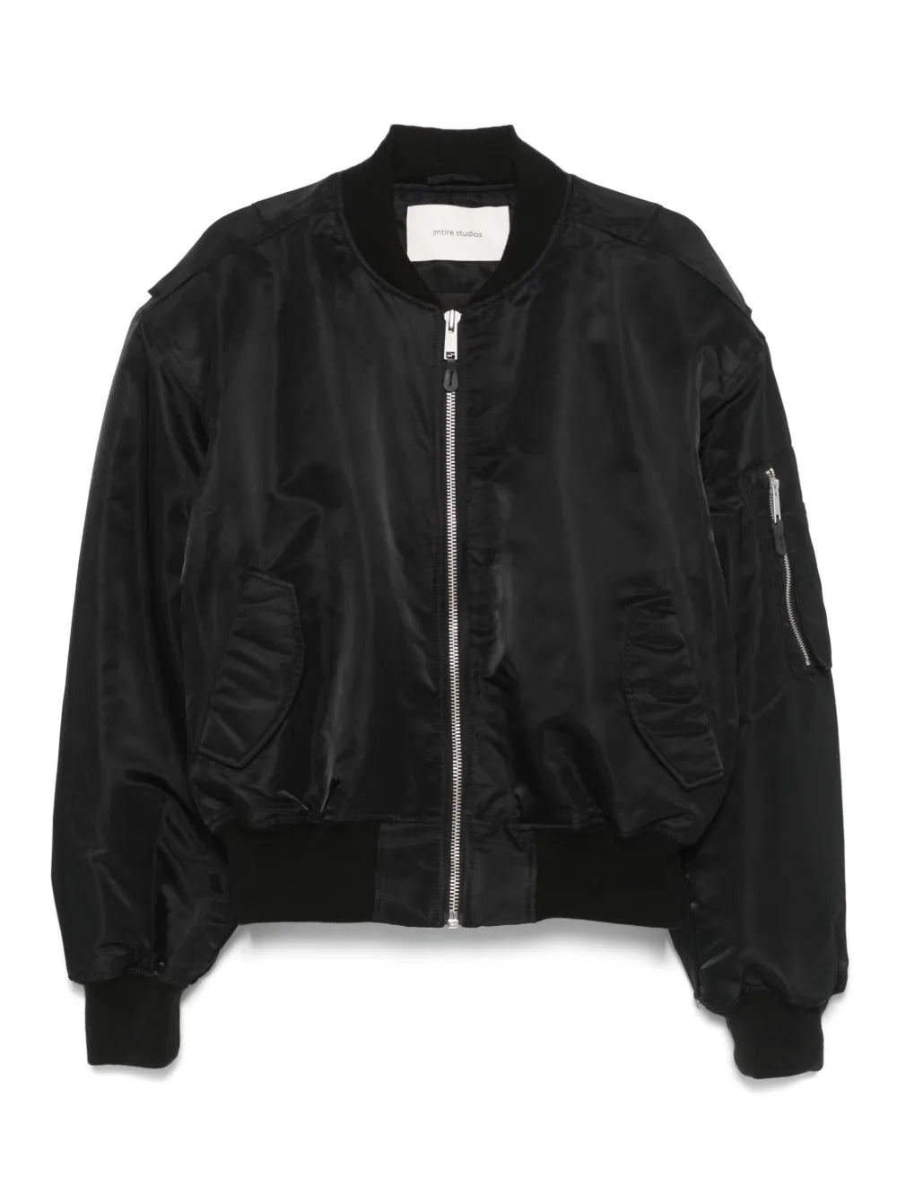 Cropped Bomber Jacket