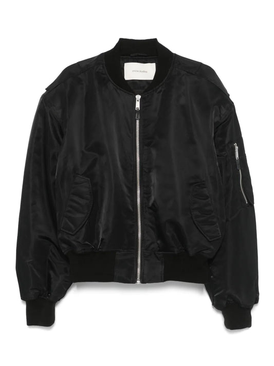 Cropped Bomber Jacket