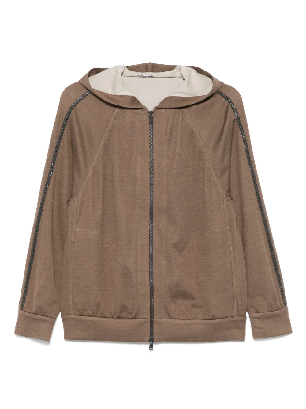 Monili-Detail Hoodie