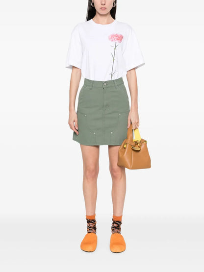 Double Knee Mini Skirt