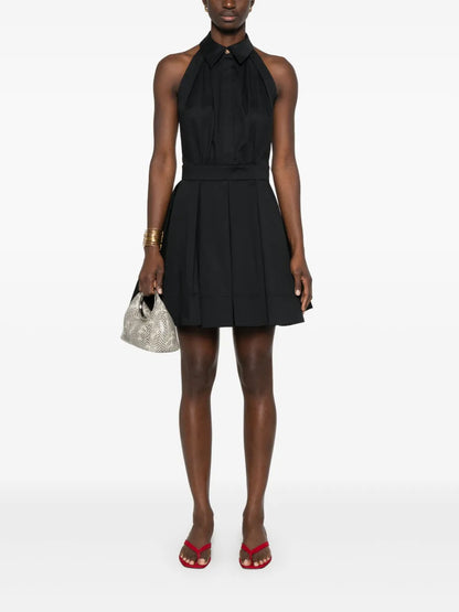 Pleated Mini Dress