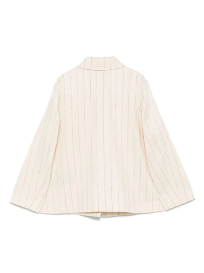 Lurex Pinstripe Blazer