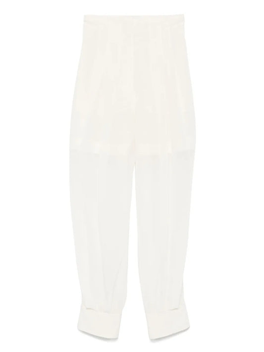Voile Tapered Trousers