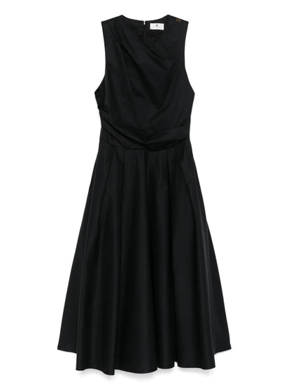 Draped Midi Dress