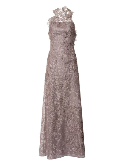 Guipure-Lace Maxi Dress