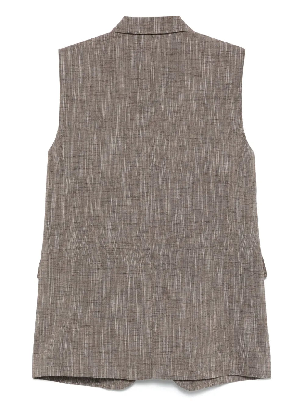 Slub-Texture Waistcoat