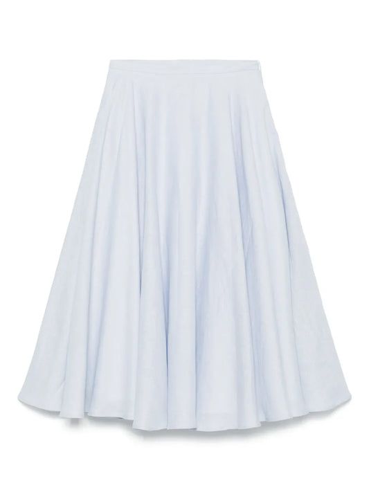 Linen Midi Skirt