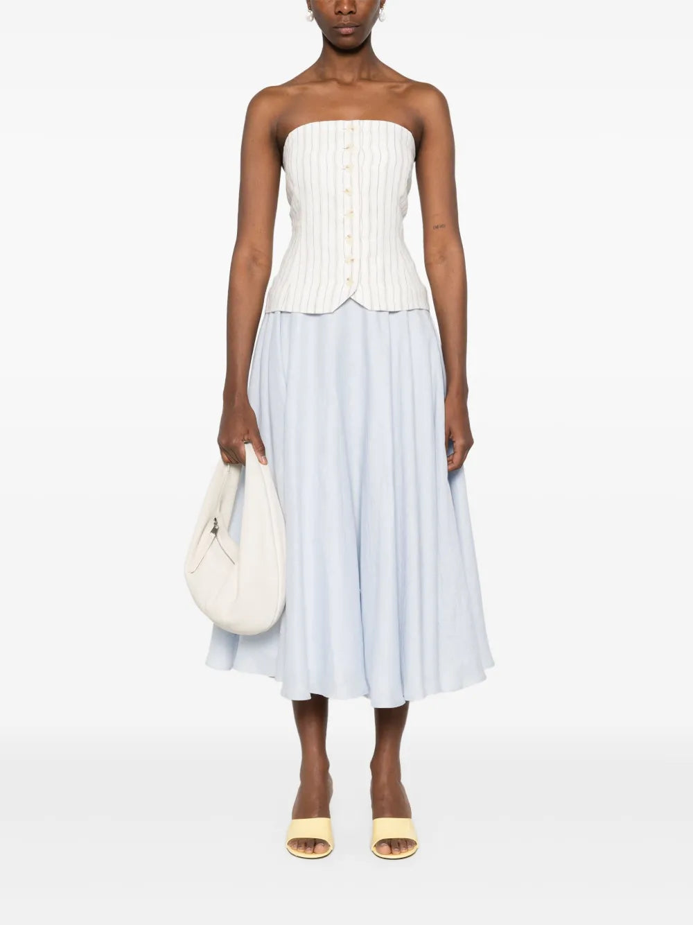 Linen Midi Skirt