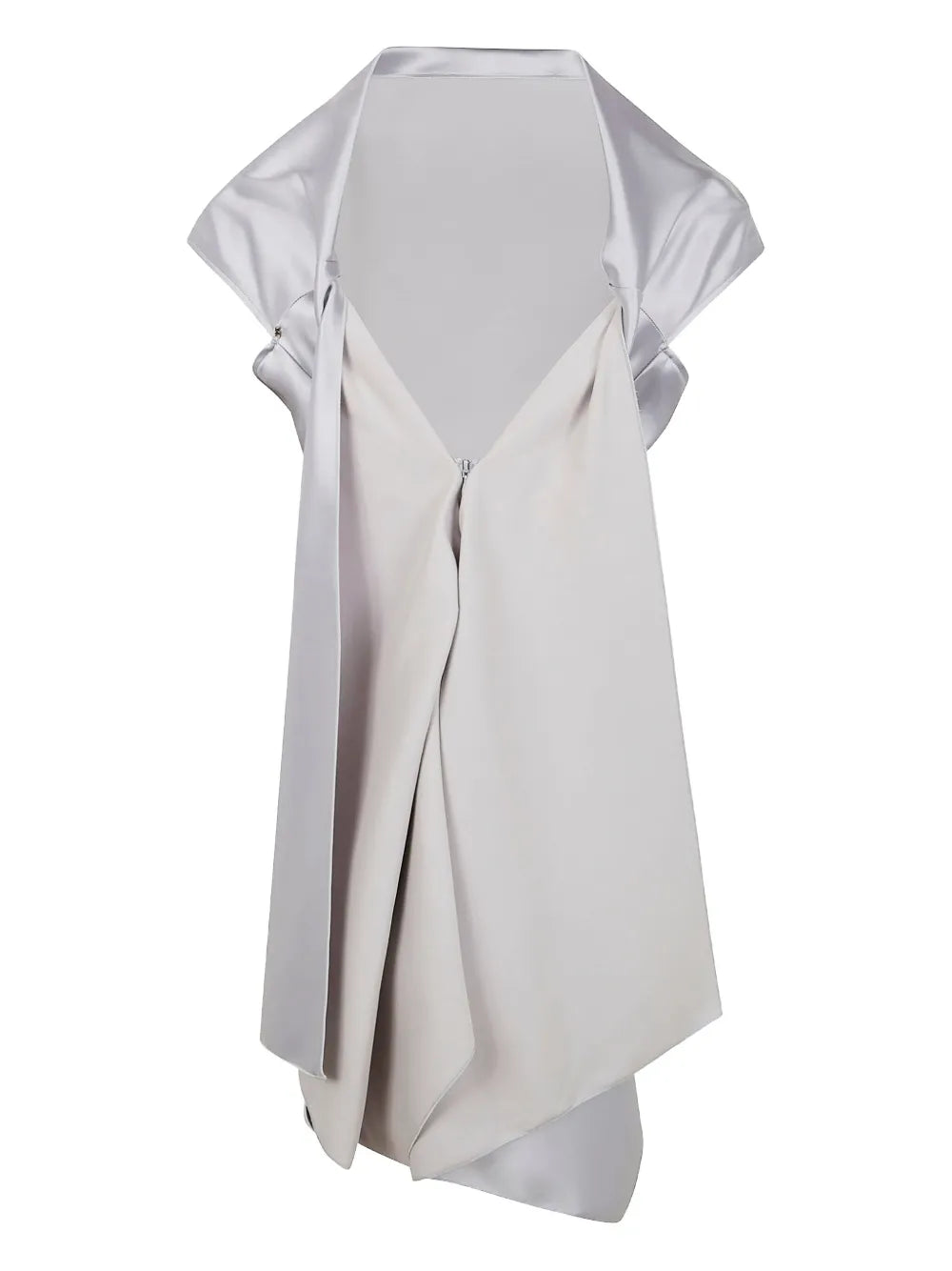 Draped Satin Top